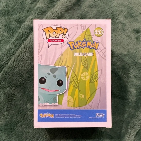 Funko Pop! Pokémon Bulbasaur Vinyl Figure - Green, Pink, Blue - Picture 3 of 6
